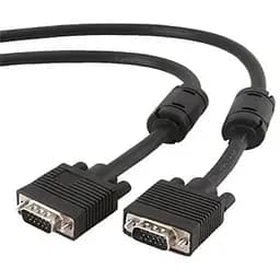 Кабель мультимедийный VGA 1.8m HD15M Pro black REAL-EL (EL123500043)
