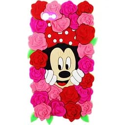 Чохол-накладка Toto TPU Fluffy Case IPhone 5/5S/SE Mini Mouse Pink