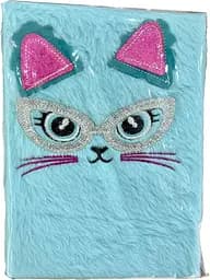 Блокнот пухнастий Кішки, А5, 80 аркушів, клітинка, 80 г/м² (В асортименті)