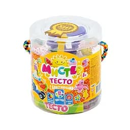 Набор теста для лепки Strateg Мистер тесто, с блестками, 12 цветов (71101)
