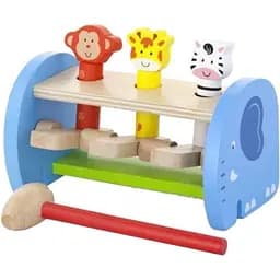 Дерев'яна стукачка Viga Toys Звірята (50683)