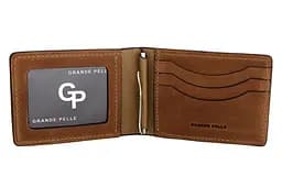 Затискач-портмоне теракота GRANDE PELLE 11х8х0.5 см acs0032110 - мініатюра 4