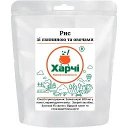 Сушеная еда Харчі рис со свининой и овощами