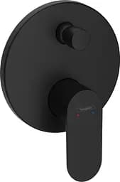 Змішувач Hansgrohe Rebris S прихованого монтажу ванна/душ верхня частина Matt Black 72466670, Чорний матовий