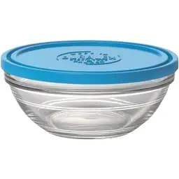 Контейнер Duralex Lys Carre 970 мл прозорий із синім (9066AM06)
