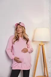 Світшот для майбутніх мам з секретом годування Santa Fe L-XL (46-48) Lullababe Рожевий
