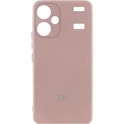 Чохол Silicone Cover Lakshmi Full Camera (AA) with logo для Xiaomi Redmi Note 13Pro+ Рожевий / Pink Sand