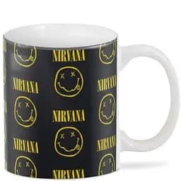 Кухоль GeekLand Nirvana Нірвана фон Logo CP 03.301 330 мл білий