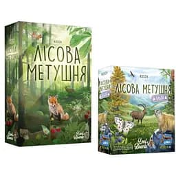 Настольная игра Lords of Boards Лесная суета с дополнением Альпы (укр.) (LOB2329UA+1)