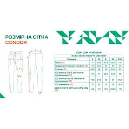 Кальсони Condor Base II Mid-Weight Drawer 2XL Olive Drab - мініатюра 5