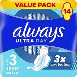 Гигиенические прокладки Always Ultra Day Super Extra размер 3, 14 шт.