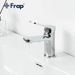 Змішувач для умивальника Frap F1061 хром - мініатюра 2