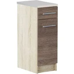 Кухонный модуль нижний с ящиком Эверест Эко 300 (со столешницей) дуб сонома+трюфель 30х46х82 см (DTM-2883)