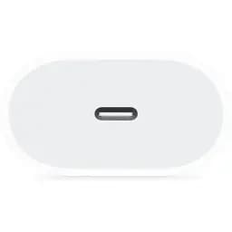 Мережевий зарядний пристрій для Apple iPhone 12 20 W USB-C білий без логотипа
