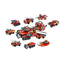 Конструктор Qman Пожарная техника, от 57 деталей, (В ассортименте)