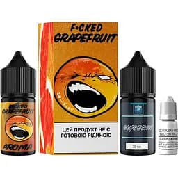 Набор компонентов для самозамеса солевой жидкости для вейпа Fucked Lab V2 Salt 30 мл 0-25 мг Grapefruit Грейпфрут (15473)