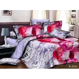 Комплект постільної білизни TAG Tekstil 1.5-спальний Різнобарвний 000142911 (R2036)