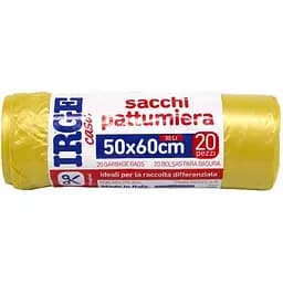 Мусорные пакеты Irge желтые 30 л 20 шт