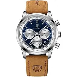 Наручний годинник чоловічий Poedagar Innova Сріблястий (3179)