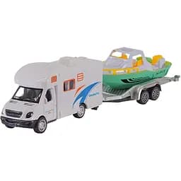 Автодім Із Причепом Автопром Ap7454 Масштаб 1:50 White