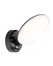 Вуличний світильник з датчиком руху Goldlux 333797 Olaf LED 1x10W 4000K 1200Lm IP44 чорний - мініатюра 3