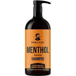 Шампунь для жирної шкіри голови і схильного до лупи волосся Barber Blend Menthol 1 л