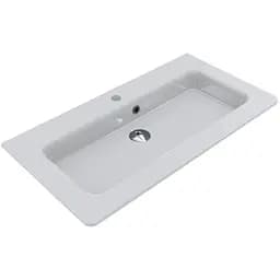 Умивальник Miraggio Rostriks Tres глянсовий 0001540, Білий