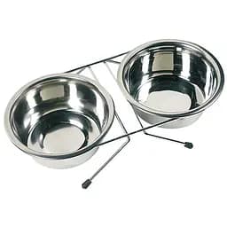 Flamingo Dinner Set набір миска і поїлка для собак 0.38 d = 9-13 см