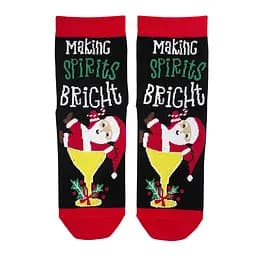 Новорічні шкарпетки з індійської бавовни "Making spirits Bright" 213103