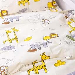 Підковдра на блискавці MirSon Kids Time 17-0132 Lion King, бязь, 210х143 см, бежева - мініатюра 3
