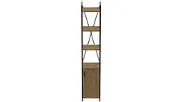 Етажерка 4/34 Ferrum-decor Серії Конект з тумбою 179x34x28 Чорний ДСП Артизан (FRD-104468) - мініатюра 4