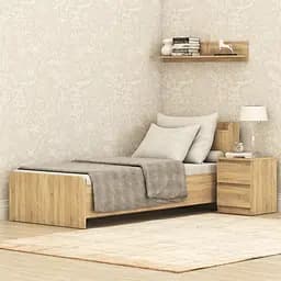 Кровать односпальная MebelStar Нео 90x200 см Дуб сонома (MBS-1143)