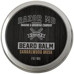 Бальзам для бороди Razor Beard Balm Sandalwood Musk з екстрактом сандалового дерева та мускусу 60 г