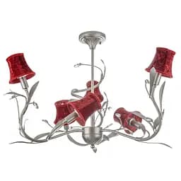 Люстра Brille с абажуром флористика E14 40W GY (BKL-418S/6)