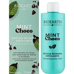 Гель для душу Bioearth Botanique Chocolate Mint Choco Exfoliating Shower Gel М'ята та шоколад відлущувальний 250 мл - мініатюра 2