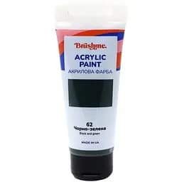 Акрилова фарба Brushme глянцева Чорно-зелена TBA60062 60 мл