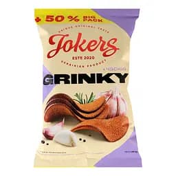 Грінки Jokers житньо-пшеничні зі смаком часник 120 г