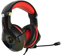 Гарнітура Microlab G7, 3,5мм+USB, Black-Red