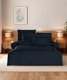 Постільна білизна Mona Montova Navy Blue Сатин Делюкс La Romano pbe0051965