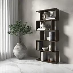 Полиця для книг Vays M-12 стелаж на 5 полиць ЛДСП 70x24x163 см для дому вітальні офісу - мініатюра 4