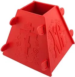 Форма для сирної паски (середня) 0.5 кг, Kitchette Червоний 81645