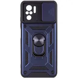 Ударостійкий чохол Camshield Serge Ring for Magnet для Xiaomi Redmi Note 10 / Note 10s / Poco M5s Синій, TPU+PC, Шторка на камеру - мініатюра 2