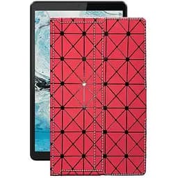 Чохол StatusCASE з екошкіри для планшету Lenovo Tab M8 TB-8505F Червоний ромб