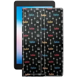 Чехол StatusCASE из экокожи для планшета Alcatel 3T 8 2020 Фэшн черный