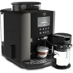 Автоматична екстрактор KRUPS Arabica Latte EA819E10, 1.7 л 1450 Вт 15 бар антрацит