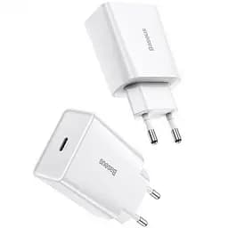 Зарядний пристрій Baseus 20W QC 1С White (CCFS-SN02) - мініатюра 2