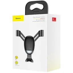 Автомобільний утримувач холдер Baseus Xiaomini Gravity Holder SUYL-G01 Black - мініатюра 5