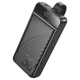 Внешний аккумулятор Hoco J123B Element 22.5W+PD20W с LCD и LED-lamp 30000 mAh черный