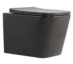 Унитаз подвесной Qtap Tern Ultra Quiet, с сиденьем Slim Duroplast/Soft-close/Quick relase QT17332303ASAN