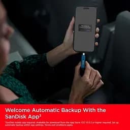 USB флеш накопичувач SanDisk 128GB Phone Drive for iPhone Metallic Sky Lightning/Type-C U (SDIXD0N-128G-GN6NE) - мініатюра 7